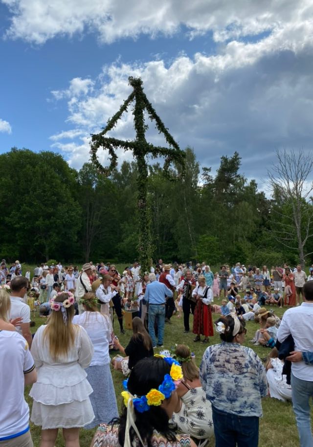 Midsommarfirande på Djurö